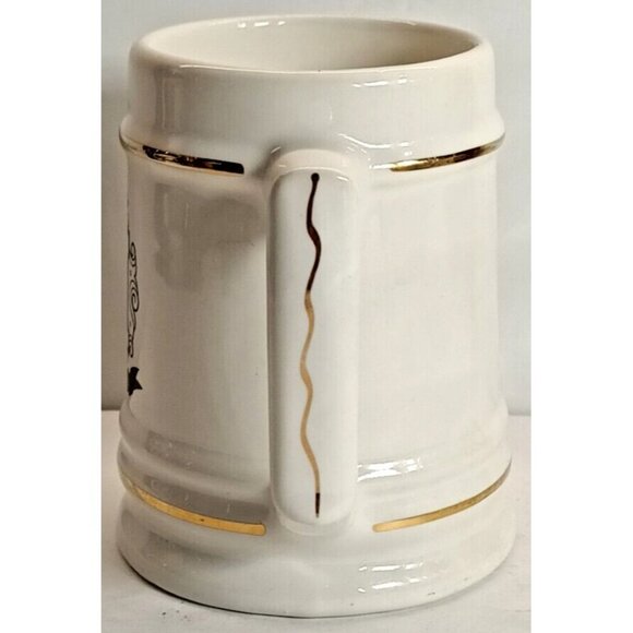 Old Bailey Stein Beer Mug - Hycroft  Canada 22K gold trimmed - Picture 2 of 8